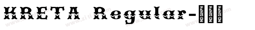 KRETA Regular字体转换